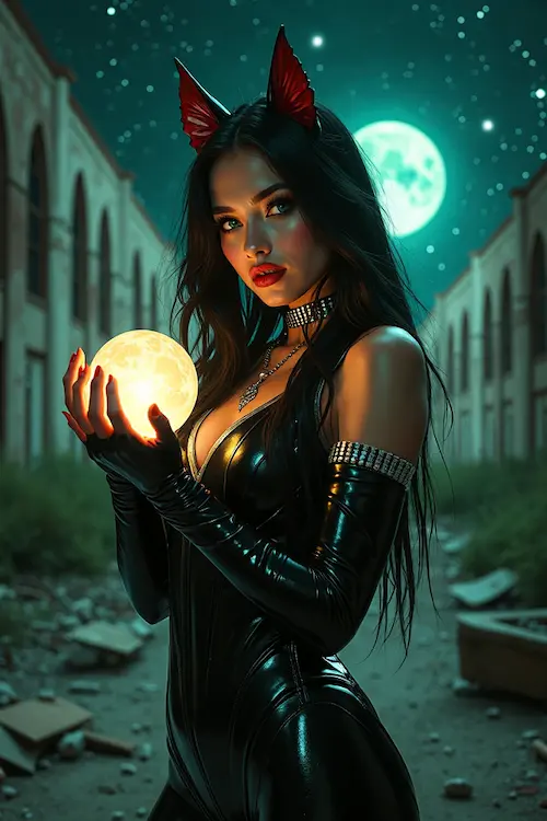 Luvr AI companion example - anime style